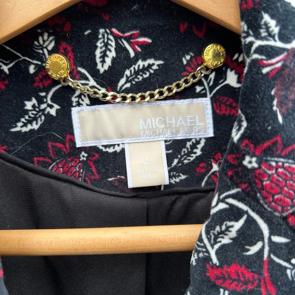 Michael Kors botanical velvet blazer, size 4 - Picture 11 of 11